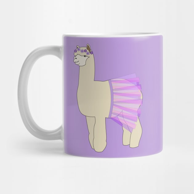 Ballerina Alpaca with Tutu Digital Art | illusima by illusima